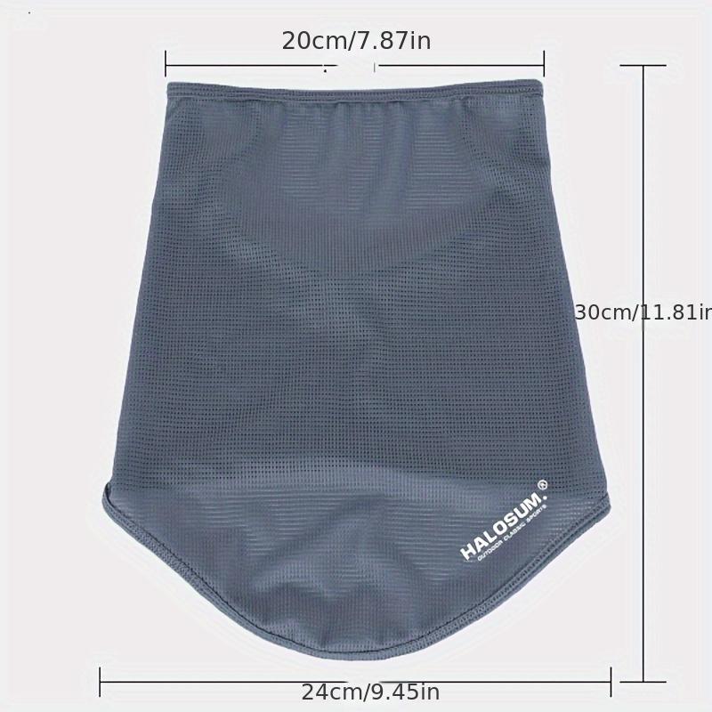 Summer Men's and Women's Face Protection Ice Silk Veil Shade Breathable Outdoor Neck Protection Riding Mask Half Face