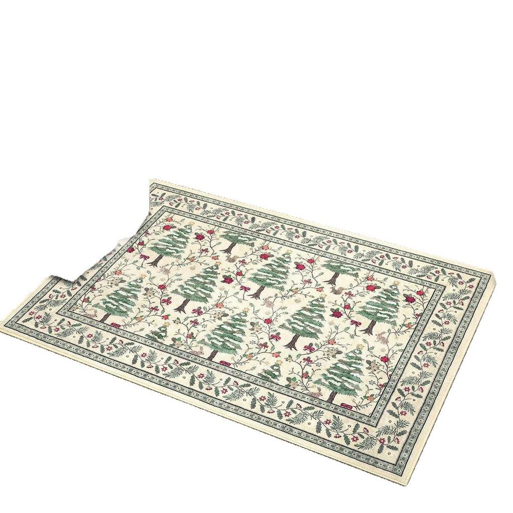 Weihnachtsbaum Strapazierfähige Fußmatte - Kristall-Samt