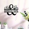 Custom Mr and Mrs Metal Sign, Personalized Wedding Plaque Durable AAA Paint, Anniversary Gift