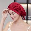 Silk Nightcap for Women's Hair Care - Adjustable, No-Mark Mulberry Silk Shower & Home Cap