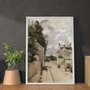 Vintage Neutral Gallery Wall Art European Mountain Lake Landscape Poster And Print Nordic Canvas Painting Living Room Home Decor