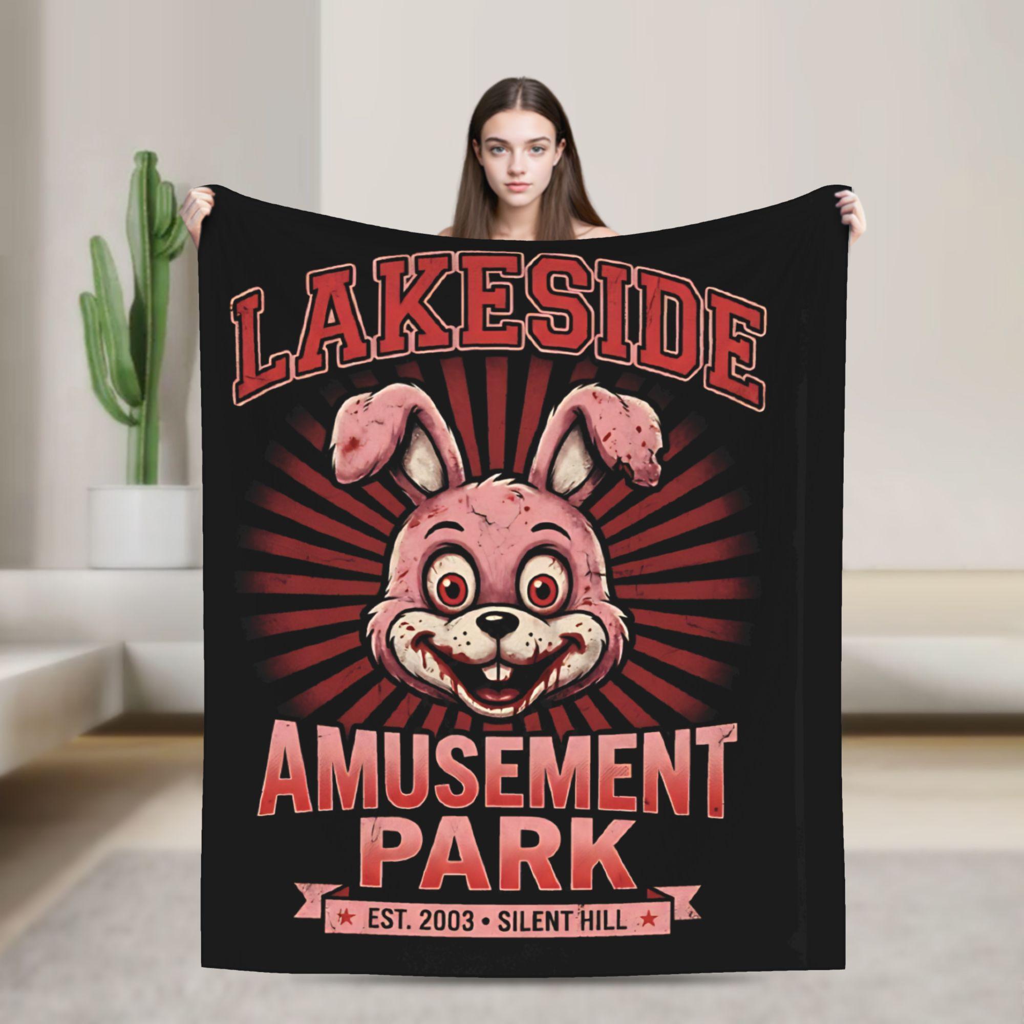 Warm Soft Blankets Boy Girl Decorative Robbie Rabbit Nurse Silent Hill Remake Horror Throw Blanket Flannel Bedspread 75X95CM