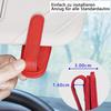2 Pack Glasses Holder for Car Sun Visor, Genuine Leather Car Visor Accessories, Sunglasses Holder, Magnetic Sunglasses Holder, Ticket Clip