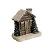 1pcs Christmas Chimney Resin Snow Winter Cottage Incense Burner Ornaments Best Christmas Gift