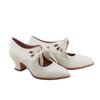 Spring European and American Hollow High-heeled Lace-up Women's Casual Shoes