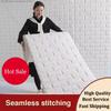 10 Meter 3D Wallpaper Wall Sticker White Self Adhesive Soft Foam Brick Living Bedding Room Wall Decoration DIY Protect Paper