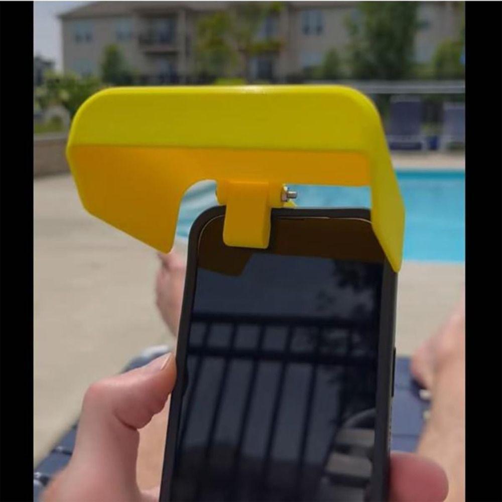 Anti-Reflective Beach Phone Sunshade 3D Prints Pool Phone Sunshade  Outdoor