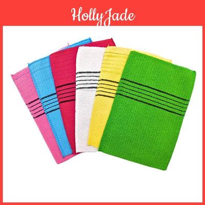 Long Bath Scrubbing Mitts With Durable Polyester And Silk Material For Home Spa And Body Exfoliation