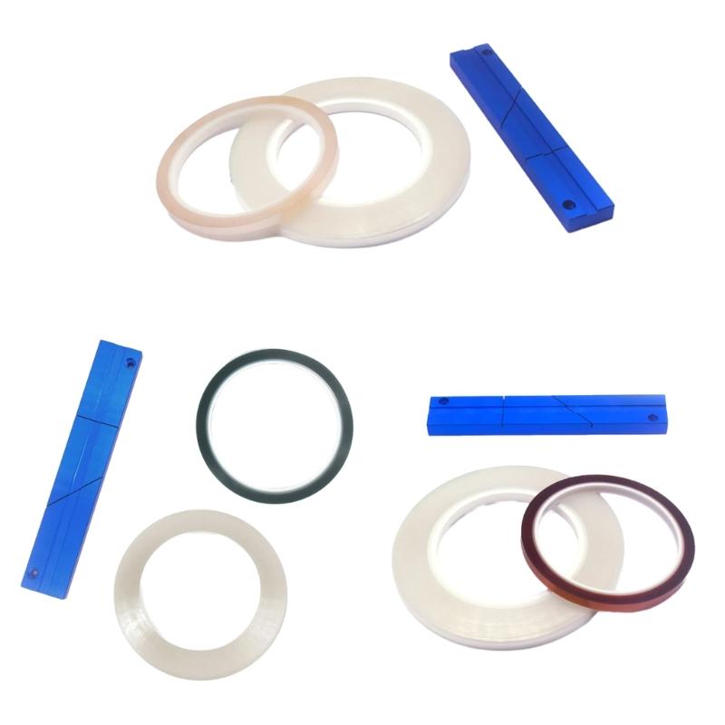 1/4 10inch Splicing Block Set Aluminum Engraver Open Reel with Media Leading Splicing Tape for Revoxonide