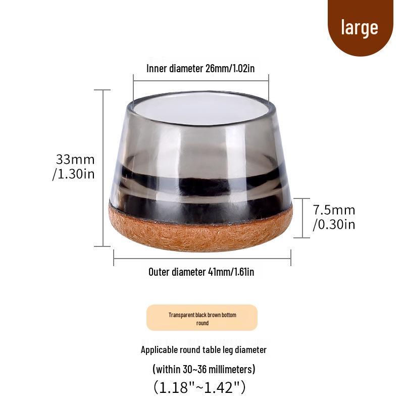 Silicone Chair and Table Leg Covers - Silent, Non-Slip Protection for Furniture