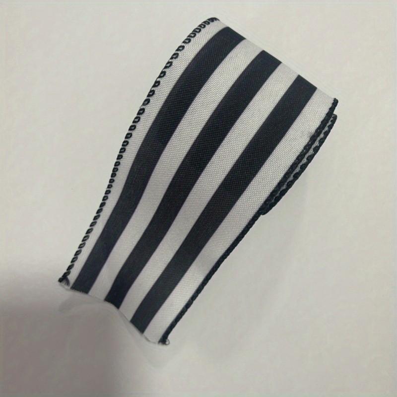 Unique Style European Black And White Ribbon With Stripes And Dots Crafts For