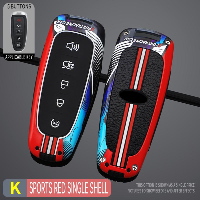 5 Buttons Car Remote Control Key Case Cover Shell Fob For Ford Escape Focus C Max Kuga Edge Explorer Taurus Keyring Accesories