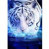 Animal DIY 5D Diamond Painting Cross Stitch Tiger Diamond Embroidery Full Round Resin Mosaic Rhinestones Handmade Holiday Gift