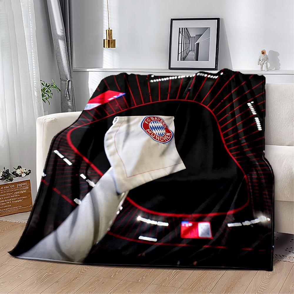Bayern Munich Blanket Ultra-Soft Perfect for Seaside Bedding Bed All-Season Use Stylish Decor Gift for Travel Home Birthdays
