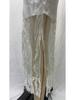 2025 Spring European & American Women's Embroidered White Tassel Lace Evening Dress