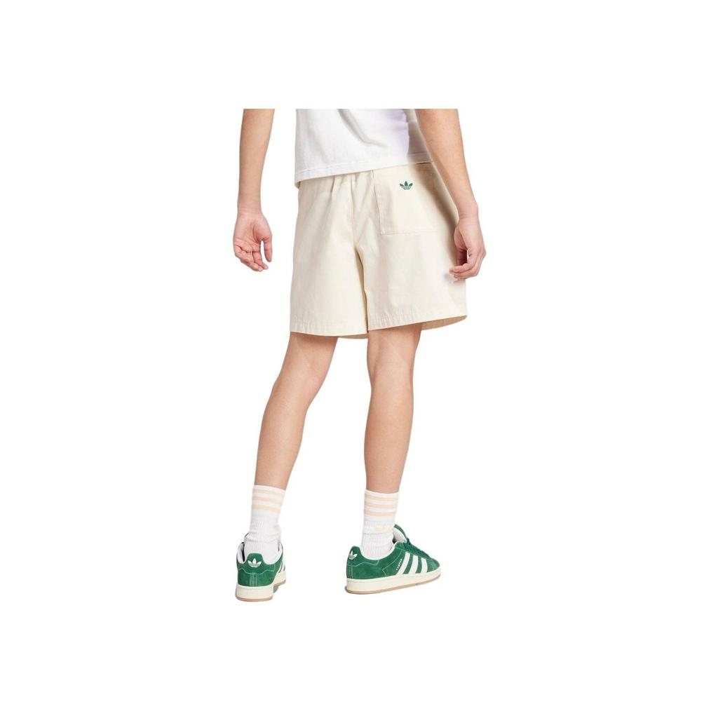 Adidas Originals Loose Fit Mid Rise Casual Shorts Men Shorts White JD6343