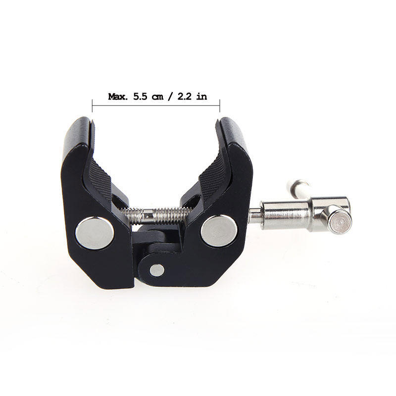 Magisk Friktionsarm Super Krabbklämma Ledad Tångklämma Stor Storlek 5,5 cm Gap