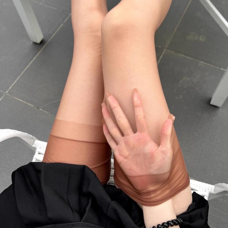 Große Größe Ultra-Dünn Atmungsaktiv Strümpfe Nicht-Elastisch Reines Nylon Party Strümpfe De Mujer Super Lang Strumpfhosen Mit Strumpfhaltern Für Frauen