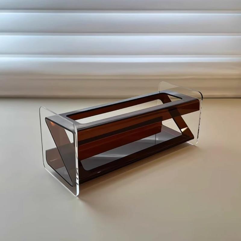 Acrylic Remote Control Bracket Multi-function Desktop Holder Organizer Sofa Mobile Phone Remote Control Rack Clear Display Box
