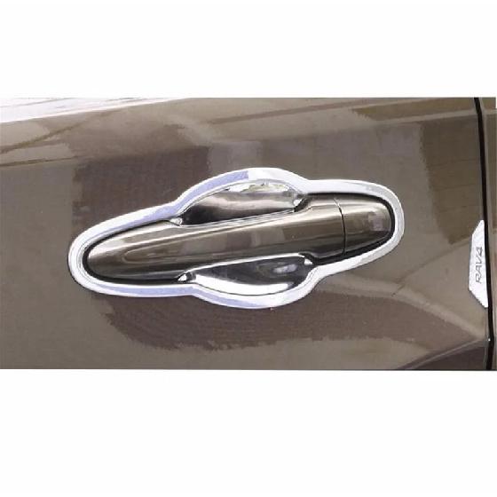 Car Styling ABS Chrome Door Bowl Decoration Covers Trims For Toyota RAV4 2013-2017