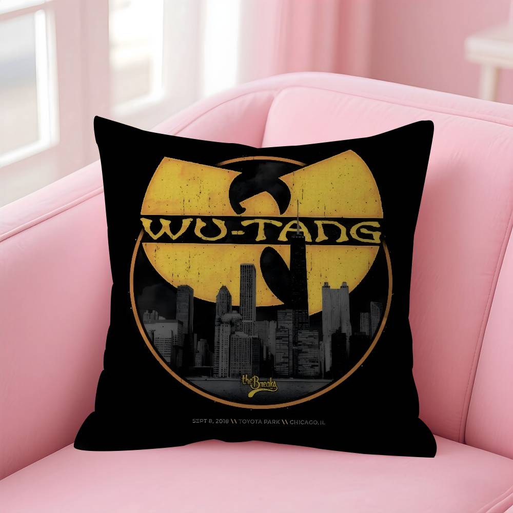 Anime Wu logo TTang Clan Personalized Pillow Cover Kids Bedroom Wild Party Decor Pillowcase kid Birthday shower Gift