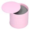 Mehrschichtige Schmuckschatulle Staubdichter Drehbarer Aufbewahrungsbehälter Organizer für Ornamente(Rosa 4-lagig)