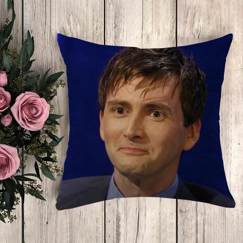 Kissen David Tennant Dekorative Kissenbezüge für Kissen 45x45 Kissenbezüge Sofakissen Kissenbezug Deko 40x40 Autodekoration