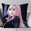 Giselle Girl Group Singer A-Aespa Pillow Case Square Pillow Bedroom Sofa Leisure Comfort Car Living Room Home Decoration 40X40