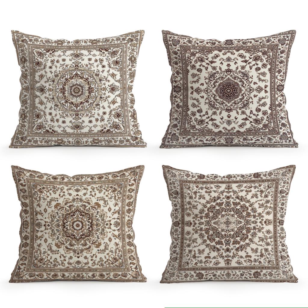 Persian Carpet Cushion Pillowcase Printed Polyester 40/45/50cm Throw Pillowcover Decorative Sofa Cushion Pillowslip Home Decor
