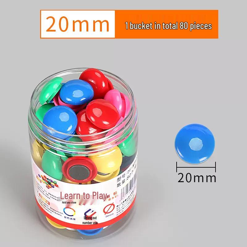 Colorful Magnetic Chalkboard Stickers & Strong Ferrite Magnet Buttons for Teachers