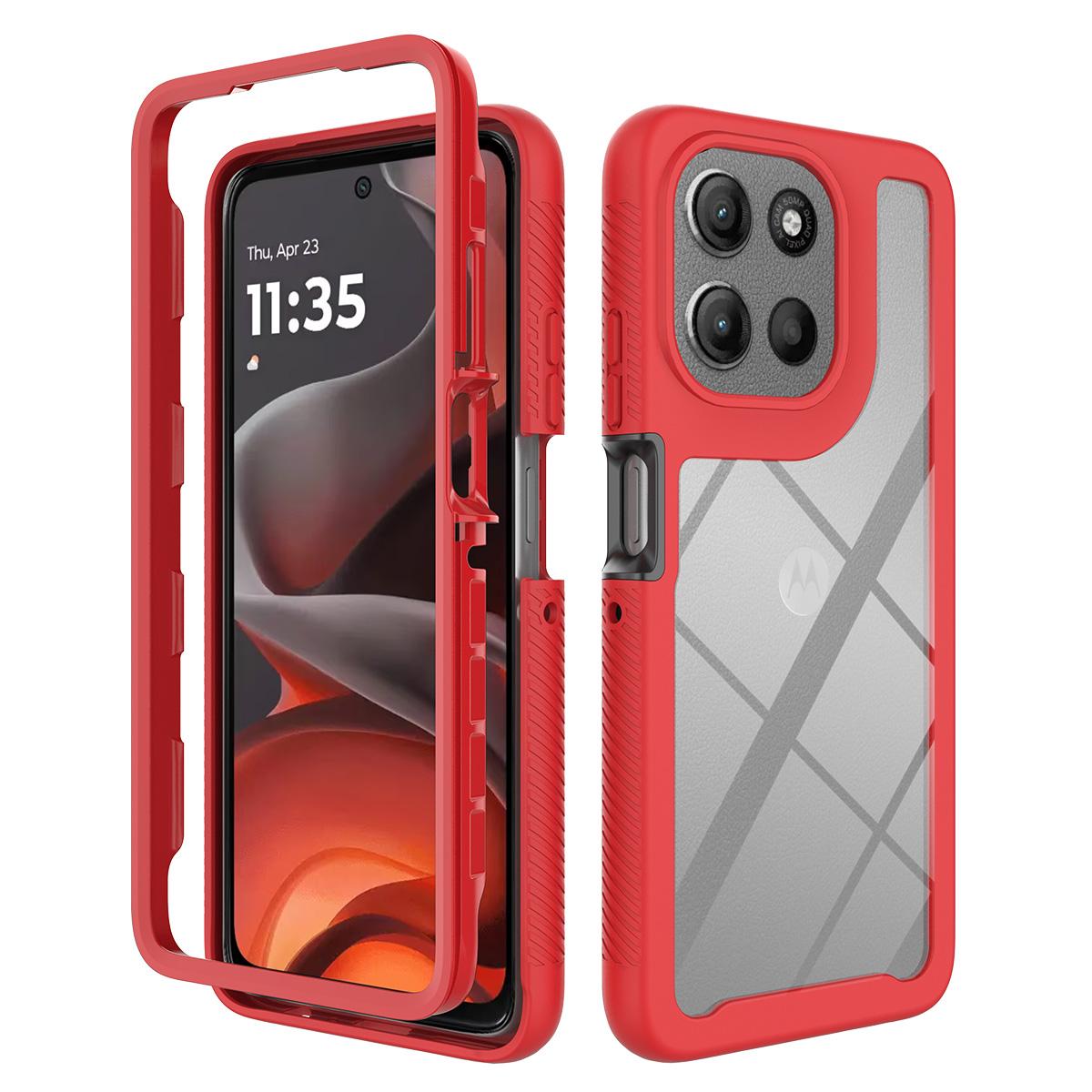 

for Moto G56 5G Phone Case, Shockproof Clear Case TPU Bumper Rugged Cover For Motorola Moto G56 5G Protective Case PC TPU&JUST CASE&Motorola Moto G56