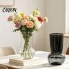 Durable Transparent Vase for Long Stem Flowers Hydroponic Flower Vase, Modern Style Imitation Glass Wide Body Elegant Arrangement Vessel Weddings