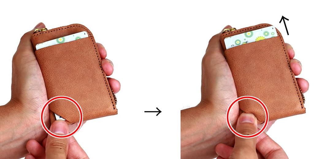 AGILITY affa "Baton" Key Case, Card Case, Pass Case, Remote Control Key Case, Genuine Leather