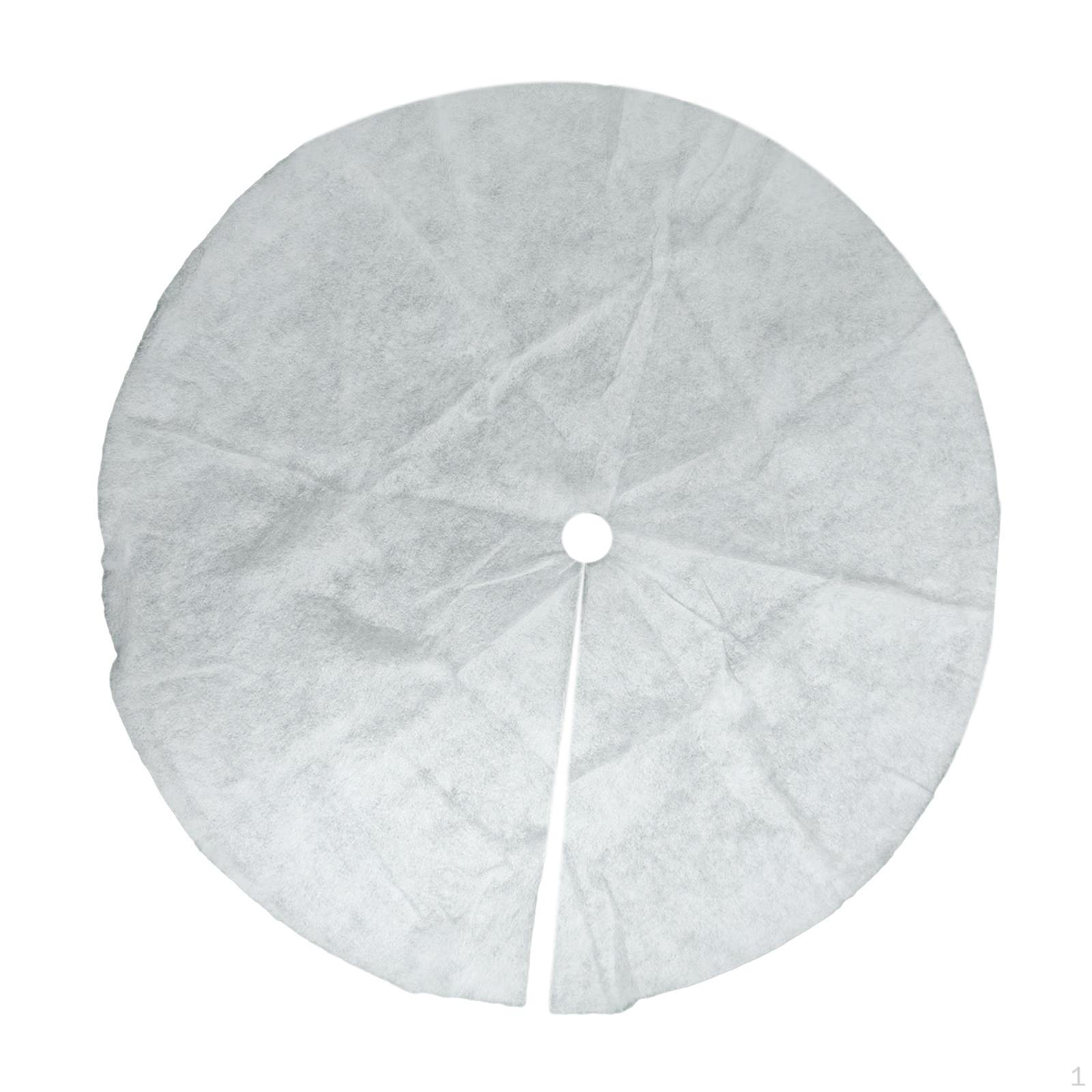 

Christmas Tree Skirt Xmas Base Cover Mat White Carpet for Home Year