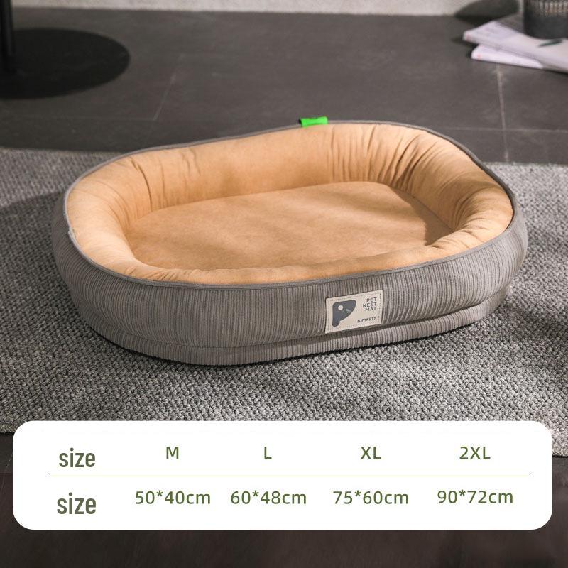 Year-Round Removable & Washable Dog Bed - Cozy Winter Warmth, Perfect for Small & Medium Dogs and Cats