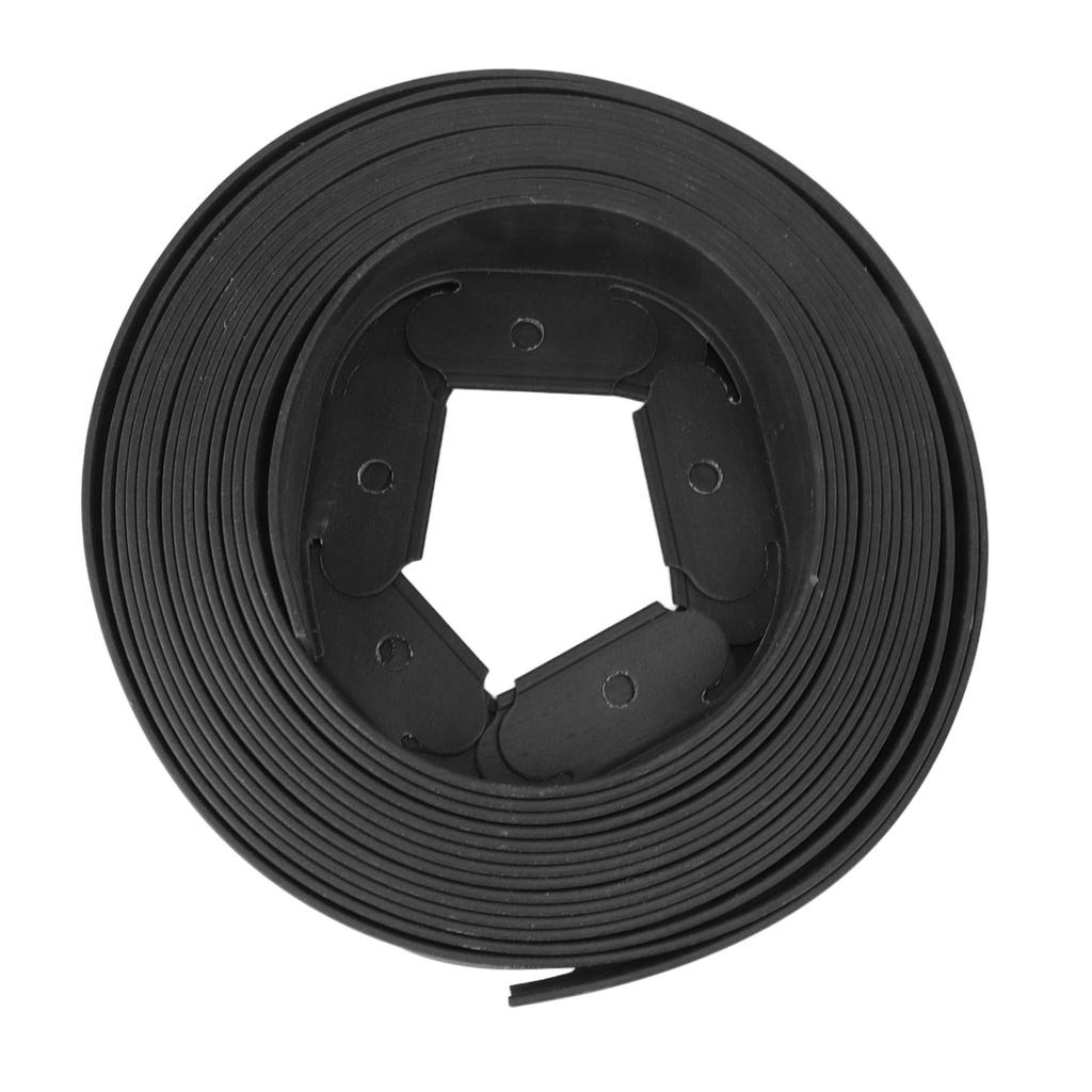 Landscape Edging Kit PE L Shaped Easy Deformation No Dig Landscape Edging Kit for Landscaping Black