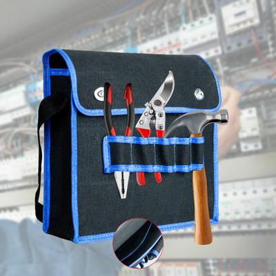 Canvas Tool Bag with Adjustable Strap for Gardeners and Builders