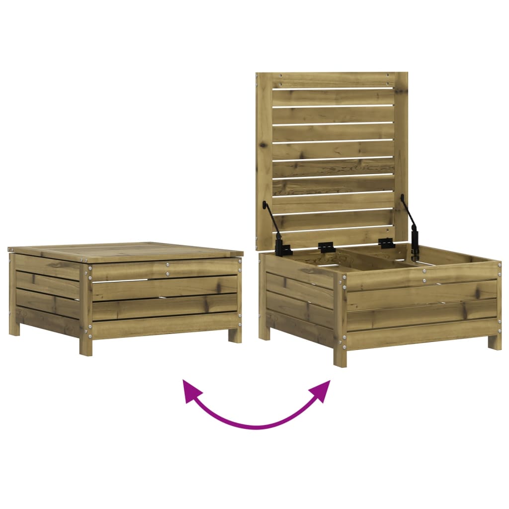 7 Piece Garden Sofa Set Pressure Treated Pine Wood