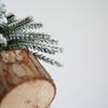 Mini Flocked Christmas Tree Small Pine Base Simulation Pe Cypress Pine Needle Christmas Tree 20/25/30 Cm Christmas