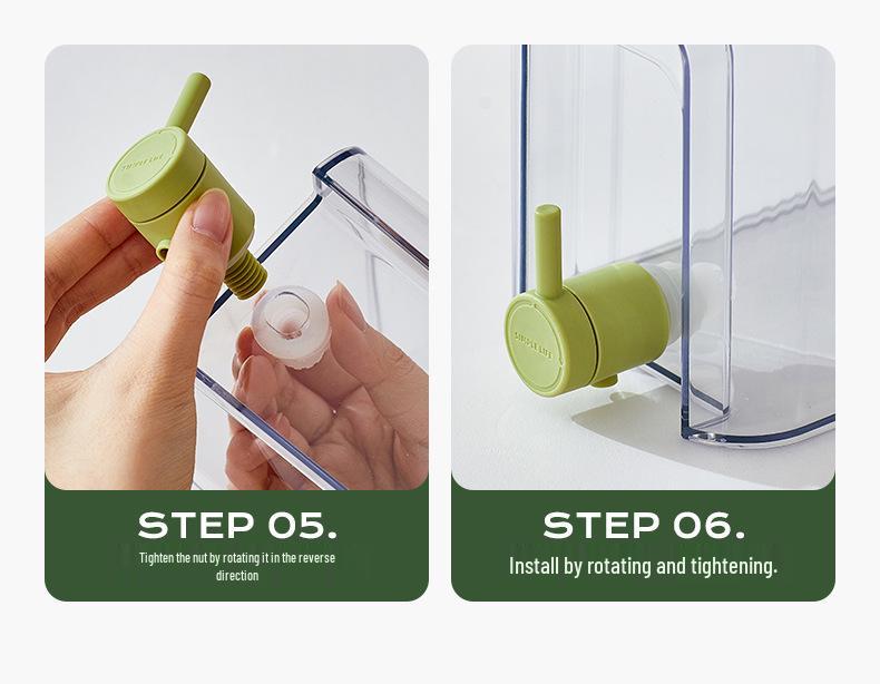 Refrigerator Cold Water Kettle with Faucet - Beverage and Fruit Juice Bucket, Ice Water and Tea Dispenser.