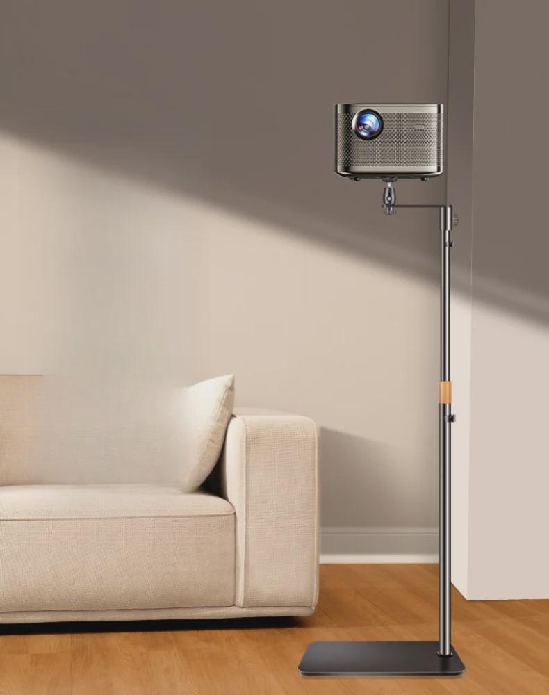 Universal Floor Projector Stand with Bedside Table Tray