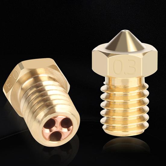 Hot End Treøyet Spraydyser Høy Holdbarhet Enkel å Installere Universell Høytrykksdyse 3D-skrivertilbehør