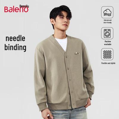 Baleno Men's V-Neck Knit Cardigan