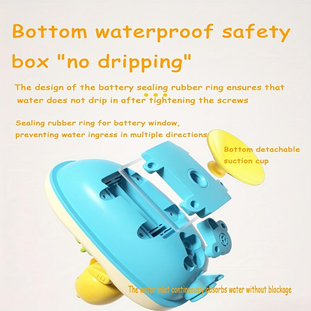 Youngsters Duck Bath Toy with Adjustable Spray Nozzles One Touch Battery Operation Interactive Bath Time Pool Play Toy for Youngsters,