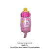Cross-Border Cartoon Mini Foil Balloon for Baby Birthday or Full Moon Party Decor & Photo Props