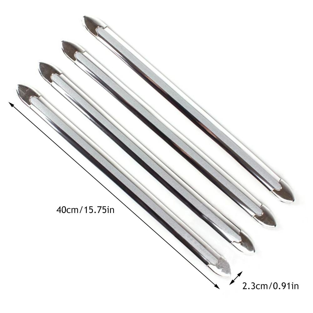 4 bucăți pentru marginea mașinii, bandă anti-coliziune, bară de protecție, bară de protecție, bară de protecție anti-frecare, pentru zgâriere, accesorii pentru mașină.