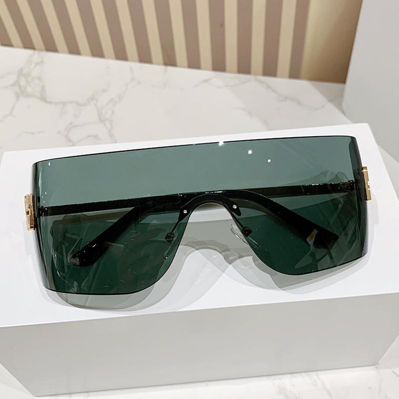 Miao Jia Y2k Frameless Sunglasses For Women Uv400 Sun Protection Fashion Accessories