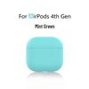 Compatible Silicone Protective Case for Apple AirPods 4th Gen and AirPods Pro 3