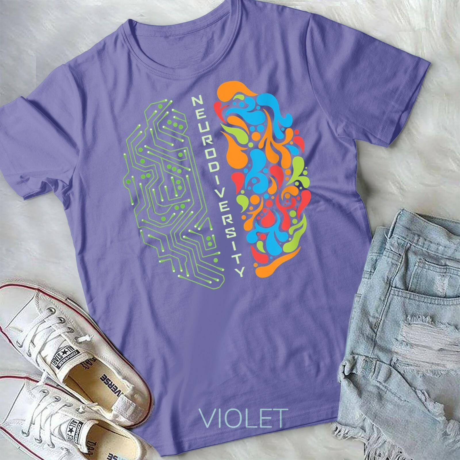 Embrace Neurodiversity Brain Unisex Youth T-shirt S