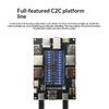 Usb Data Cable Tester Type-C Type-B Micro Short Circuit Switch Test Board Ethernet Line Detection Module Built-In Cr1220 Battery